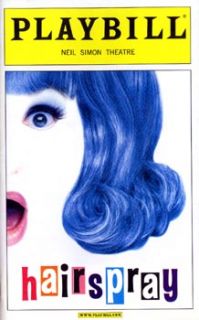Orig Broadway Cast Playbill Hairspray Harvey Fierstein Marissa Jaret