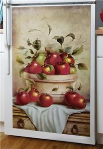 Country Kitchen Apple Refrigerator Magnetic Cover New