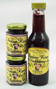  Wild Huckleberry Huckle Berry Gourmet Jam Honey Syrup Gift Set