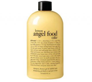 philosophy lemon angel food cake 3 in 1 showergel, 24 oz —