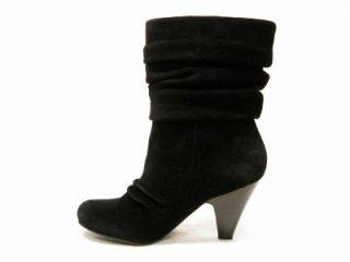 Jessica Simpson Cornelia Black Suede Slouchy Stylish Ankle Boots 10M