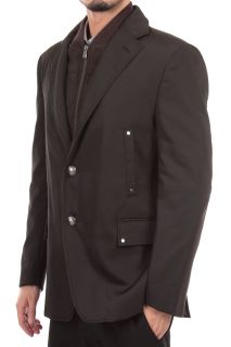 CORNELIANI Man Jacket Size 50ITA Drop 6R Color Brown Made in Italy 28