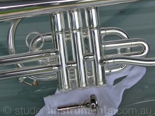 Sterling BB Cornet • Silver Plated • with Case and Accessories