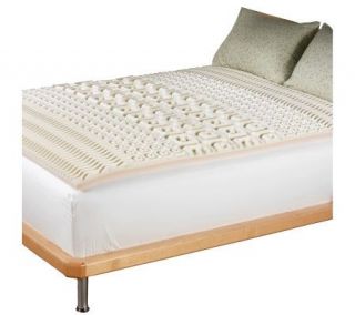 PedicSolutions 2.5 5 Zone Memory Foam Queen Topper with Cover