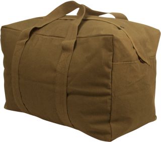 Coyote Tan Military Parachute Cargo Bag