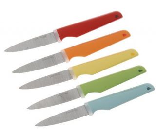 Prepology 5 piece Multi color Paring Knife Set —