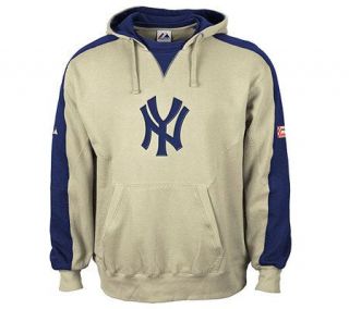 MLB New York Yankees Shaman Hooded Fleece   Gray —