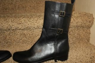 corso como shepparton mid calf boot black womens size 6 new