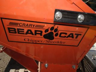 Crary Bear Cat Chipper Spreader Model 70380 Honda 8 0 HP GX240 Engine