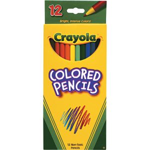 Crayola Assorted Colored Colors Pencils 12 PK