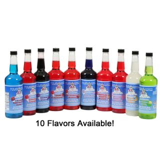 Sassy Strawberry Snow Cone Shaved Ice Syrup Quart Great Northern