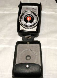 Vintage Gossen LUNA PRO F Light Flash Meter with Case MINT Germany