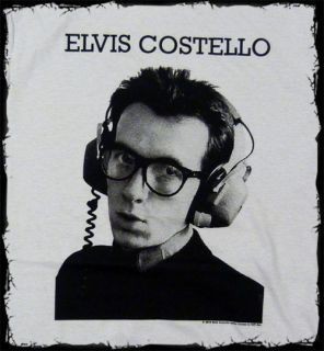Elvis Costello Stereophonic T Shirt Official Fast SHIP
