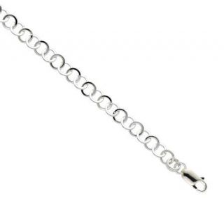 Amore La Vita Sterling 7 1/2 Fancy Link Bracelet   J299669
