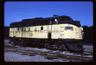  Le Bessemer Lake Erie Black Yellow F7A 718 IN1987 at Conneaut