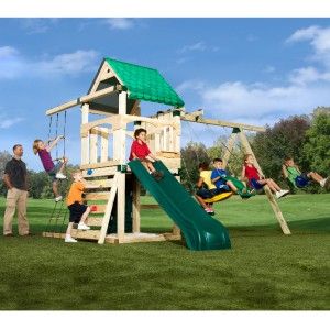 SWING SET ULTIMATE CREEKSIDE  FREE SHIPPING SLIDE PLAYGROUND HARDWARE