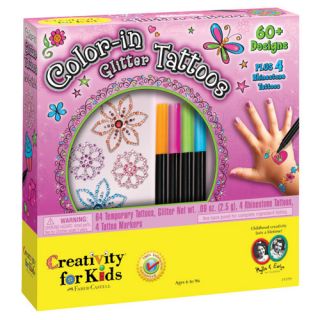  Creativity for Kids Color in Glitter Tattoos
