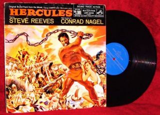 OST HERCULES STEVE REEVES / CONRAD NAGEL 1959 RCA RARE