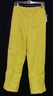 Scrub Pants Scrubs Lemon Peel Yellow Crest M 161 New
