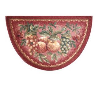 Delicious Fruit 19 x 31 Burgundy Accent Rug by Brumlow —
