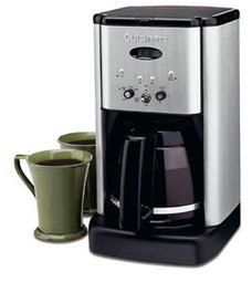 Cuisinart DCC 1200 Stainless Black 12 Cup Coffee Maker Glass Carafe