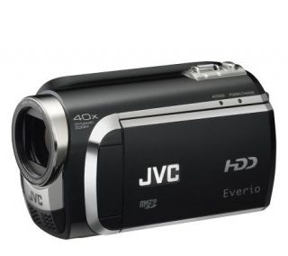JVC Everio G GZMG670 80GB Hard Disk Camcorder  Black —