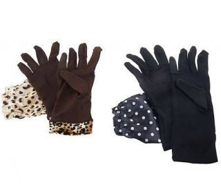 Set of 2 Chilly Jilly Lightweight Gloves —