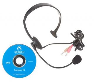 Dragon Speech Recognition Software Kit with Headset —