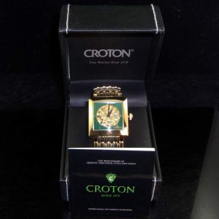 Croton Gents Automatic Skeleton Watch Water Resistant