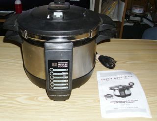 Cooks Essentials Programmable Electric Pressure Cooker Model PC400