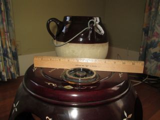 Vintage Crock Pot with Lid