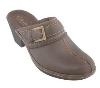 Clarks Bendables Fresia Breeze Buckle Detail Slip on Mules   A202783