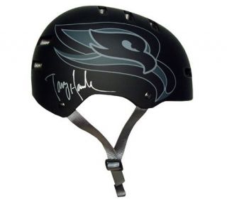 Tony Hawk Silver Skating Helmet   Signed —