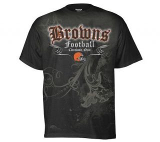 NFL Cleveland Browns All Over Short Sleeve T Shirt —