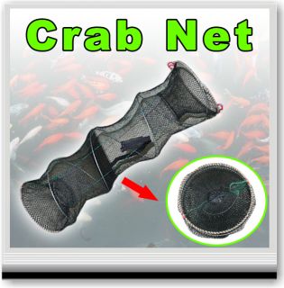 Crayfish Crab Net Bait Trap Pot Eel Fish Prawn Shrimp