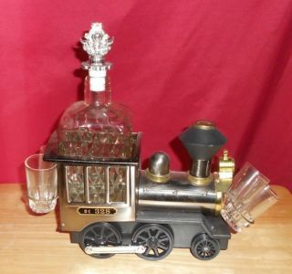 Royal Crown Train Whiskey Musical Decanter