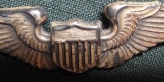 Original WW2 Angus Coote Sterling Pilot Wings Guaranteed for Life