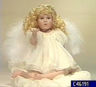 Angel Kisses 8 Porcelain Doll by Lynne Randolph —