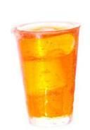 Dollhouse Miniature Orange Crush Glass of Soda CFM3