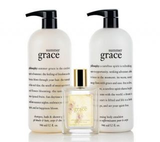 philosophy super size summer grace or love layering fragrance trio
