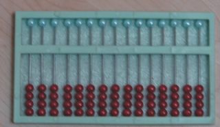 Cranmer Math Abacus for The Blind with Braille Ins