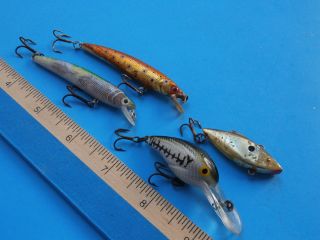 Lot 4 Lures Cordell Rattle Trap Cotton Cordell Baby Wiggle O 2 Stick