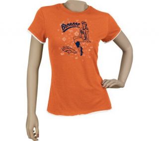 NFL Denver Broncos Womens Calendar Girl ShortSleeve T Shirt