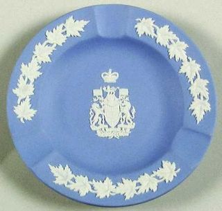 wedgwood cream on blue jasperware canada ashtray
