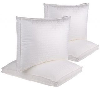 Sealy Posturepedic 4 Pk. MaxiLoft Qn. Coil Fiber Pillowsw/Gusset