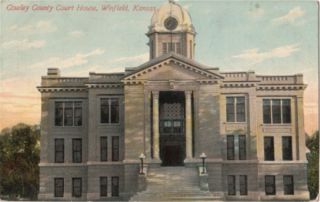 1911 Vintage Cowley County Court House Winfield KS