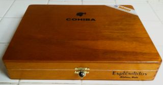  Empty COHIBA Esplendidos Habana Cuba Spanish Cedar Cigar Box