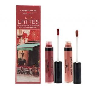 Laura Geller Color Drenched Lip Latte Gloss Set —