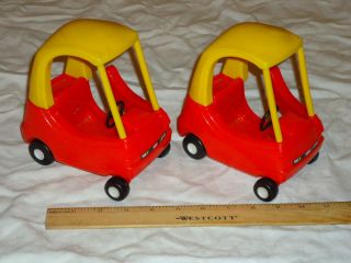 Little Tikes Dollhouse Cozy Coupe Car Lot of 2