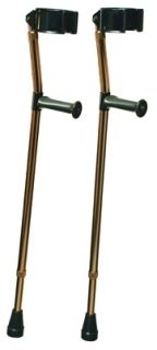Lumex 6345 Deluxe Ortho Forearm Crutches Large Bronze